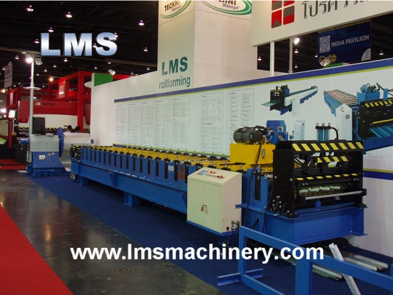 Rollo De Panel De Techo De Doble Capa Que Forma La Máquina