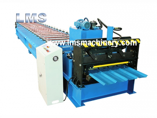 Rollo De Techo De Metal Que Forma La Máquina