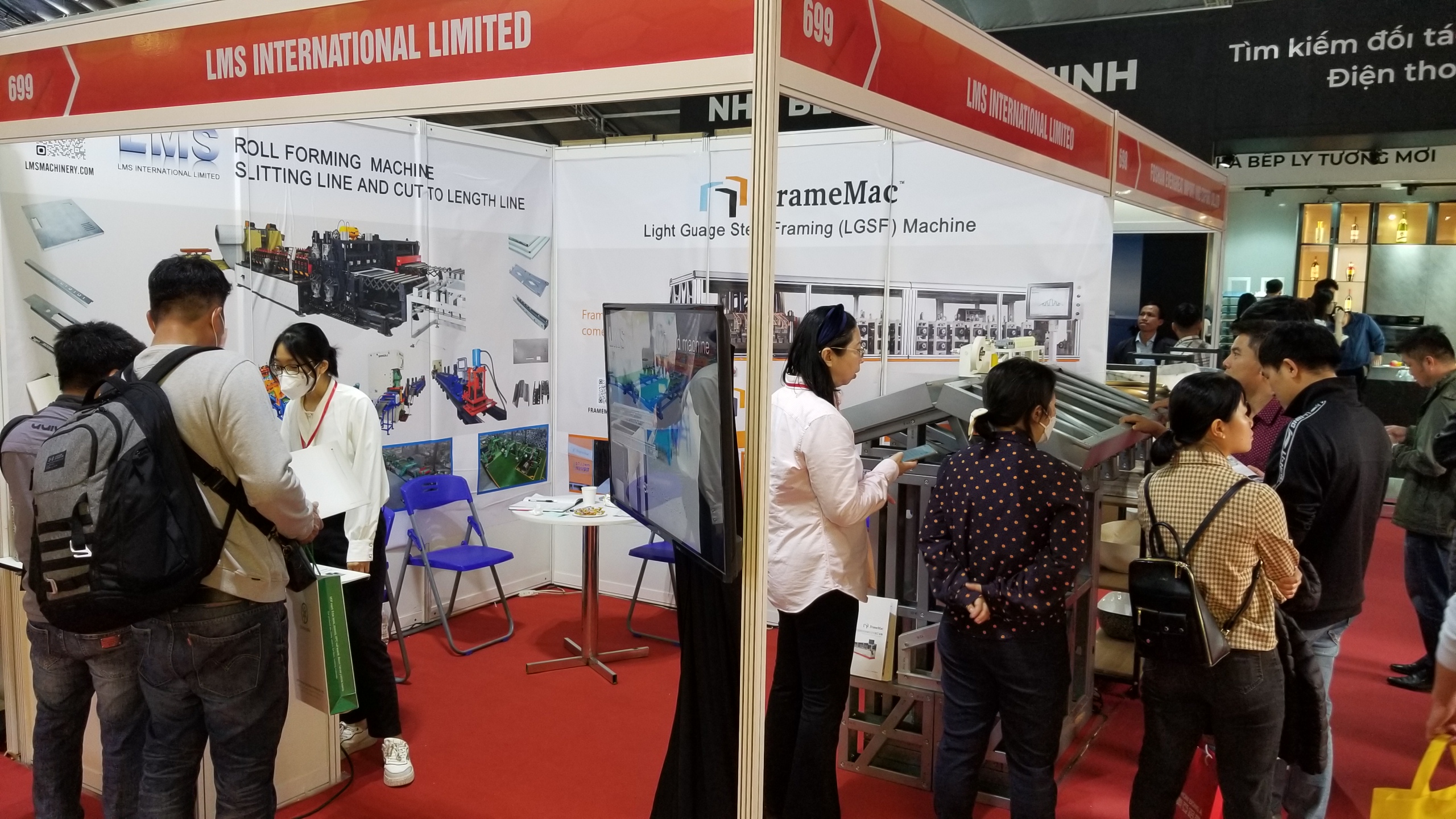 ¡LMS, FRAMEMAC asisten a VIETBUILD en Vietnam!