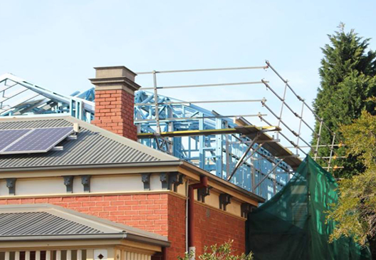 m&aacute;quina ligera de la casa del marco de acero