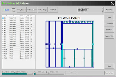 light gauge steel house frame machine