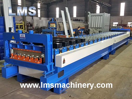 Máquina Formadora De Rollos De Plataforma De Piso LMS